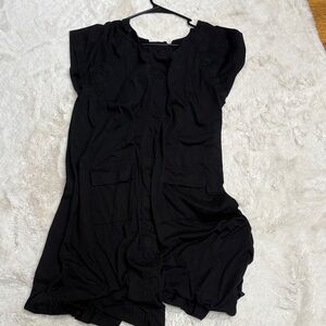 Kindred Bravely Black Labor and Delivery Gown, one size